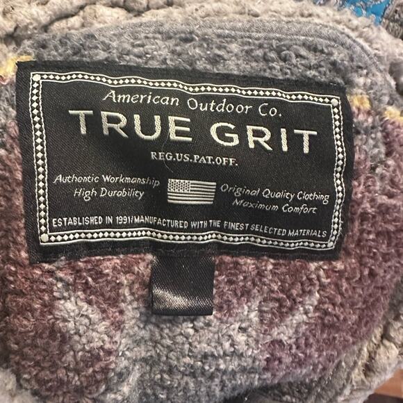 True Grit Fleece Pullover Sweatshirt – Size L - Picture 4 of 6